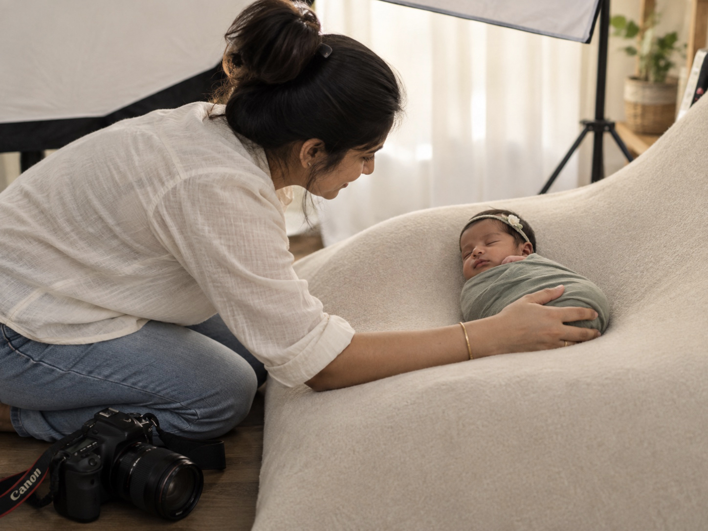 Tiny Angels Photography studio newborn session